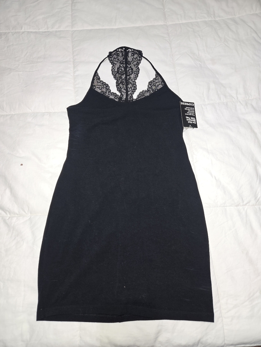 Express Black Dress Xsmall New With Tags